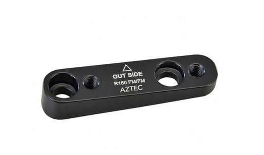 Aztec Adapter for flatmount calliper to flatmount frame, 160 mm rotor