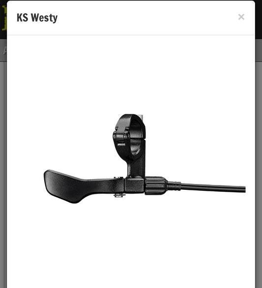 Westy, Alloy Under bar remote dropper lever