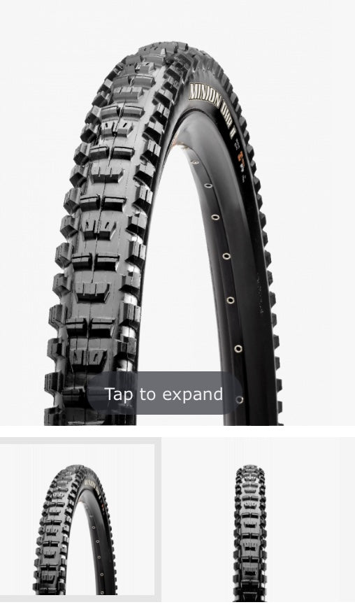 Maxxis Minion DHR II Folding EXO TR 27.5 x 2.60