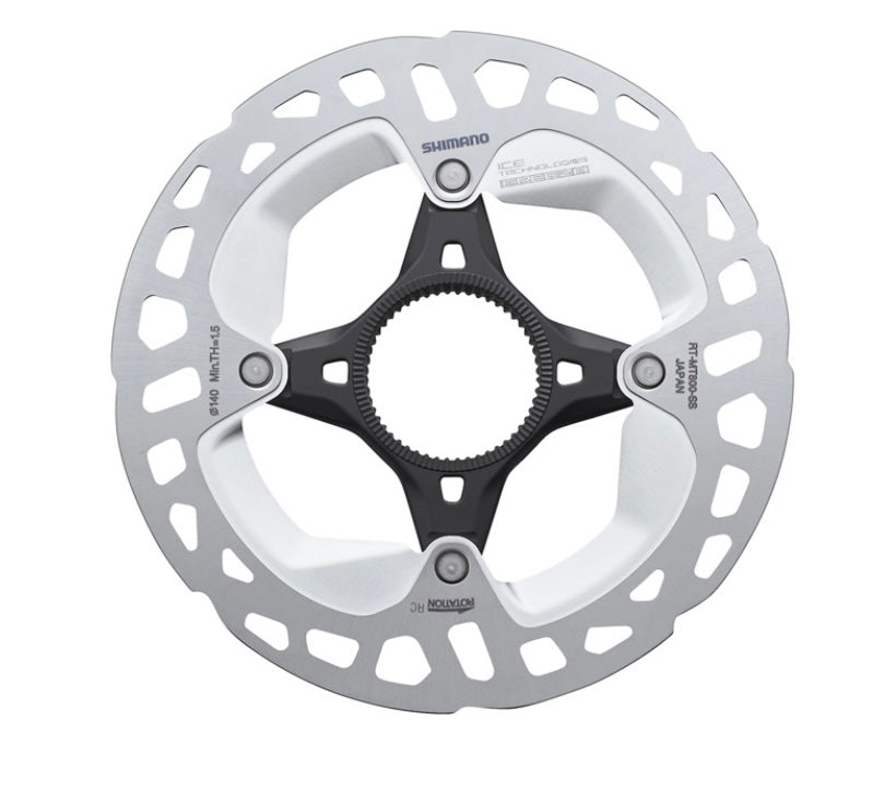Shimano RT-MT800 disc rotor with internal lockring, Ice Tech FREEZA, 140 mm