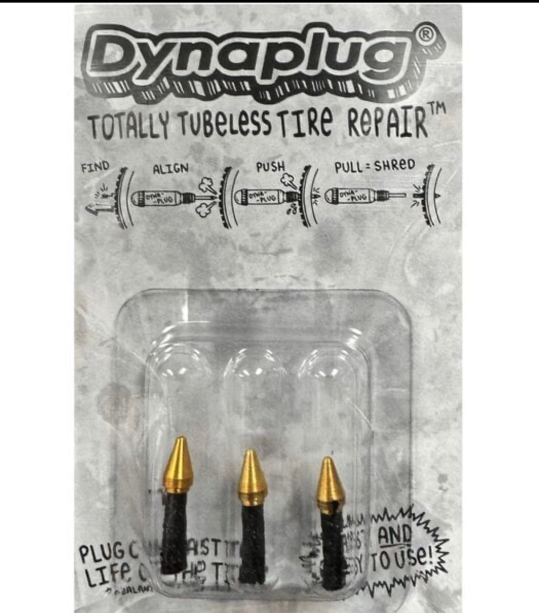 Dynaplug Soft Nose Tip plugs for bicycle, 3 plugs