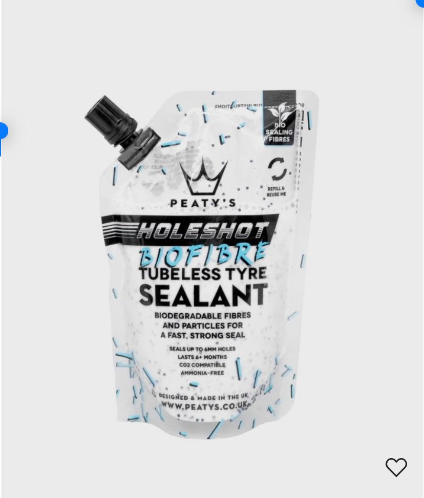 PEATY'S HOLESHOT BIOFIBRE TUBELESS TYRE SEALANT