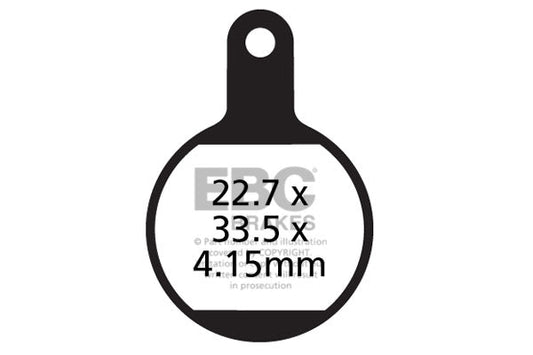 EBC Cycle Brake Pad for TEKTRO 2011 (CFA615)