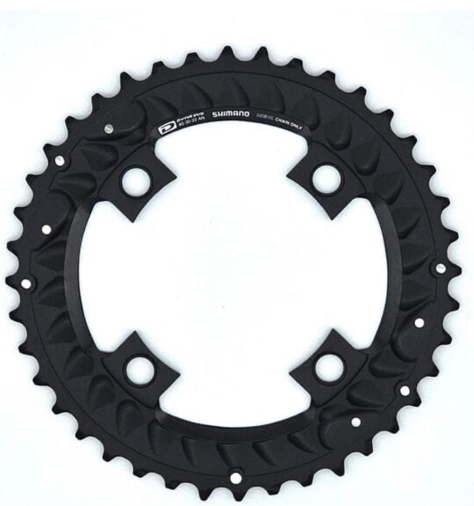 Shimano FC-M6000 Deore 10 speed triple outer chainring 40T-AN, black