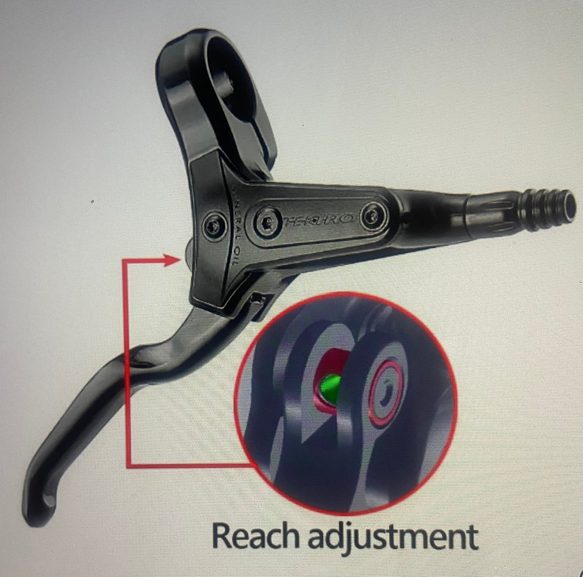 Tektro M285 Lever Assembly HDI.4 RHS Black