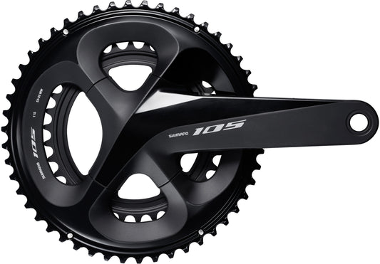 Shimano FC-R7000 105 double chainset, HollowTech II 170 mm 53 / 39T, black