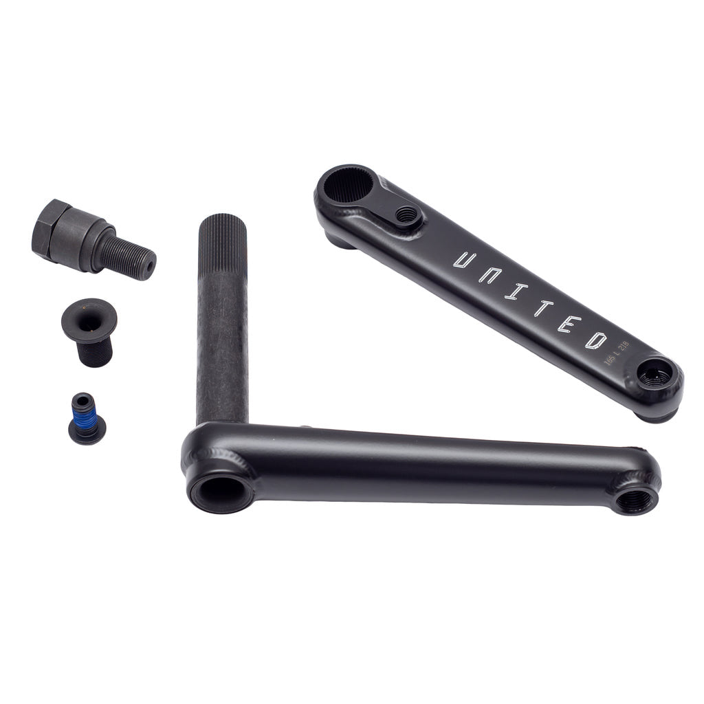 United Severance Cranks Regular Bosses 175mm Flat Black