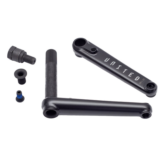 United Severance Cranks Regular Bosses 175mm Flat Black
