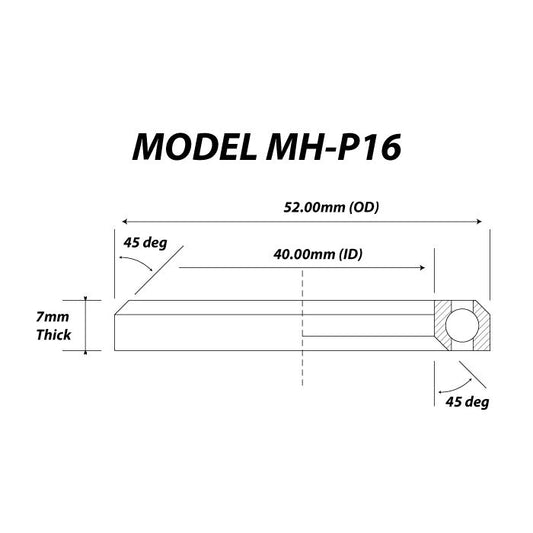 P16 | Headset Bearing | Stainless Steel