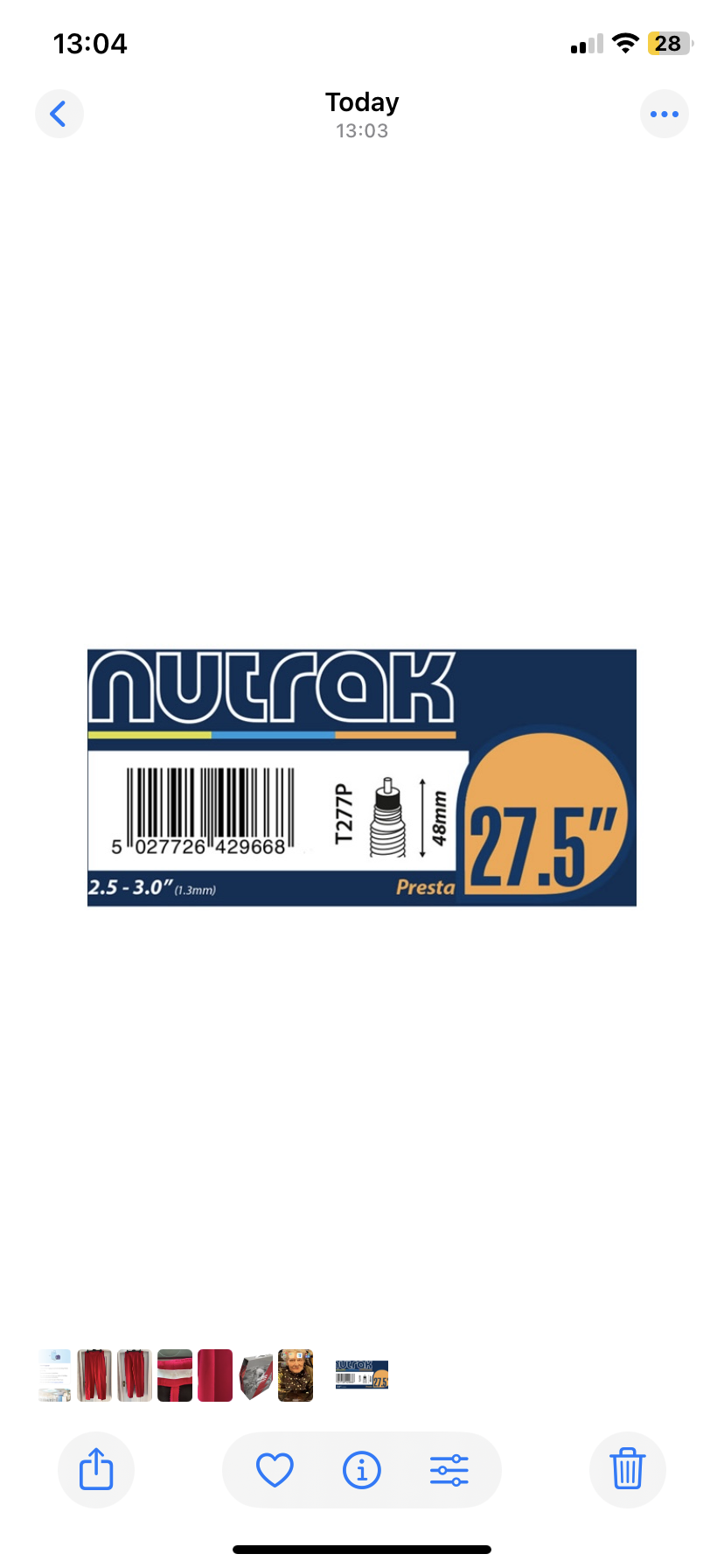 Nutrak Inner Tube