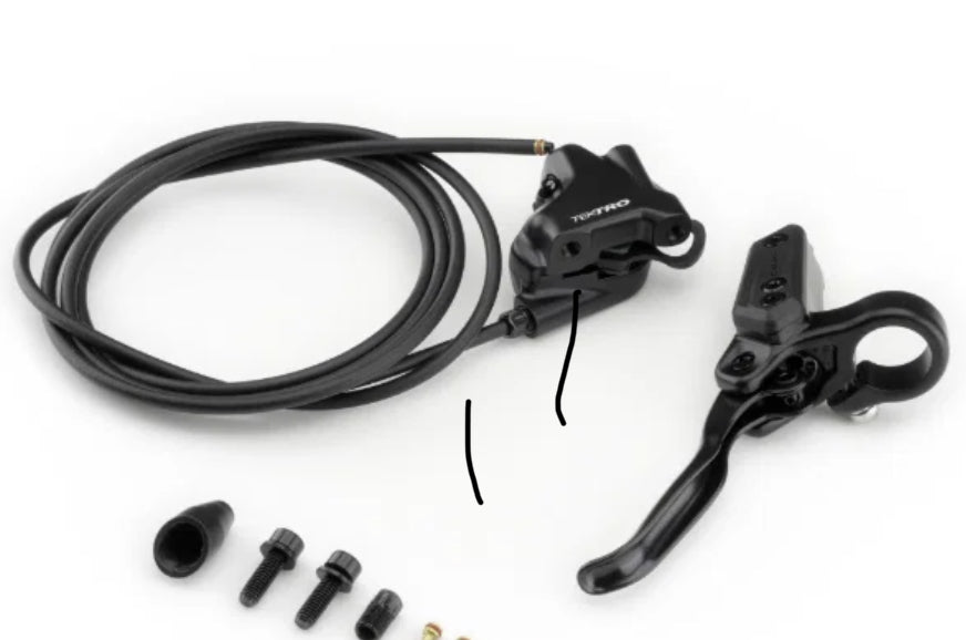 Tektro HD-M3110 Flat Mount Hydraulic Disc Brakes