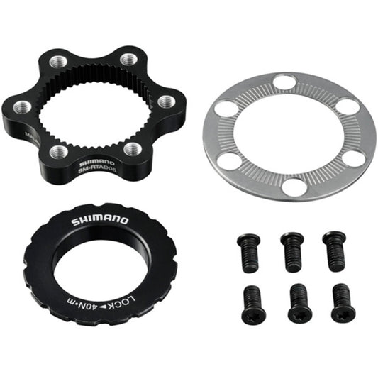 Shimano SM-RTAD05 6-bolt rotor to Centre-Lock hub disc adapter