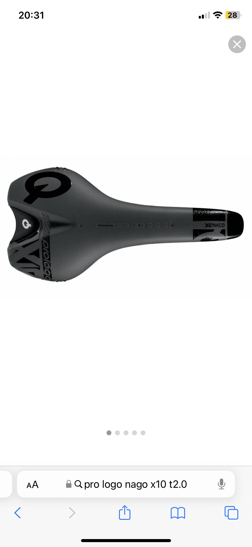 Pro Logo Saddle Nago X10 T2.0