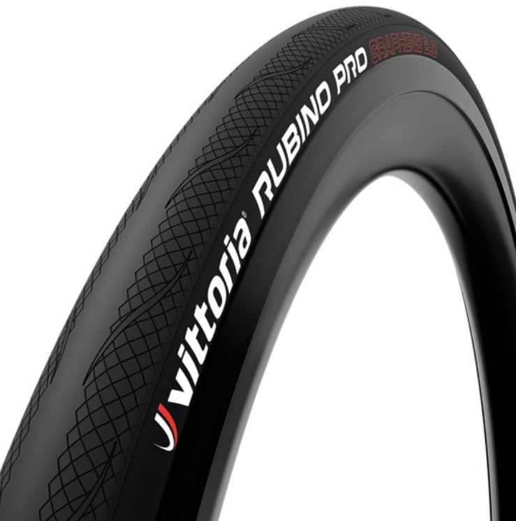 Vittoria Rubino Pro IV 700x25c Fold Full Black G2.0 Clincher Tyre