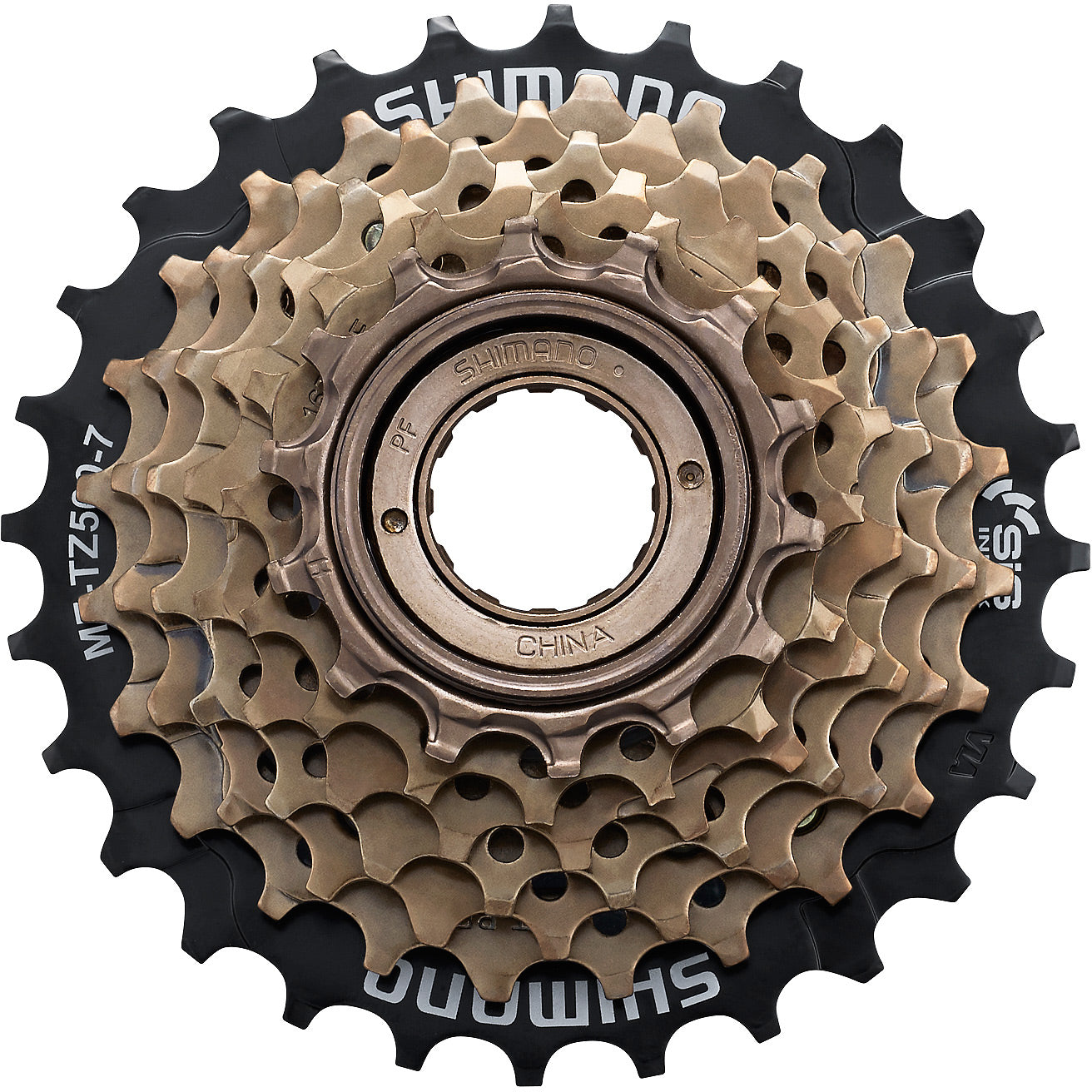 Shimano MF-TZ500 7-speed multiple freewheel, 14-28 tooth