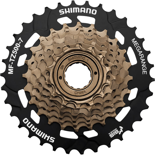 Shimano MF-TZ500 7-speed multiple freewheel, 14-34 tooth